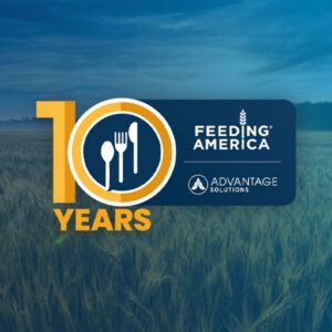 Advantage Marks 10-Year Partnership With Feeding America